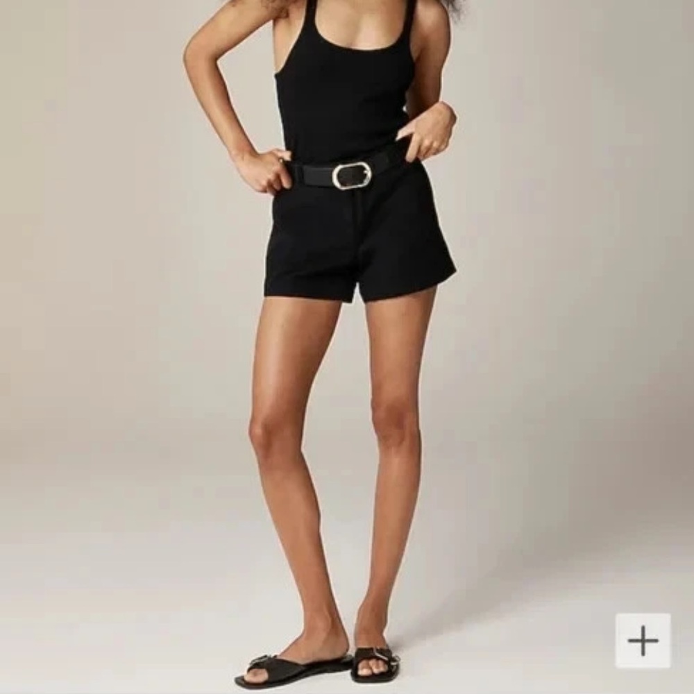 J. Crew Black 5" Chino Shorts 32 NWOT